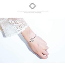 kelistom Life Tree Charm Stainless Steel Bracelet for Women Teen Girls, 18K Gold/Rose Gold/White Gold Plated Adjustable Link Chain Bracelet Gift Friendship