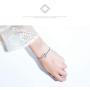 kelistom Life Tree Charm Stainless Steel Bracelet for Women Teen Girls, 18K Gold/Rose Gold/White Gold Plated Adjustable Link Chain Bracelet Gift Friendship