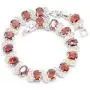 GZJY Red Cubic Zirconia Women Jewelry Set Silver Color Bracelet Earrings Necklace Pendant Jewelry GZJY Red Cubic Zirconia Women Jewelry Set Silver Color Bracelet Earrings Necklace Pendant Jewelry