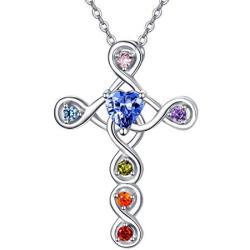 Chakra Necklace for Yoga Lovers 7 Chakra Healing Meditation Prayer Pendant Necklace Jewelry Gifts for Mom Mother Grandma Daughter Birthday Christmas Day Mother’s Day