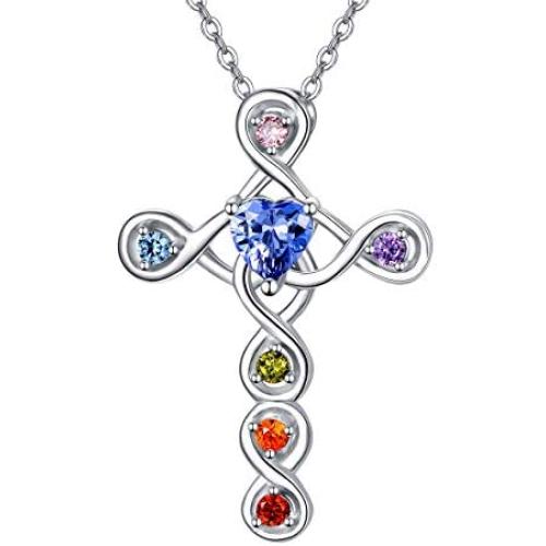 Chakra Necklace for Yoga Lovers 7 Chakra Healing Meditation Prayer Pendant Necklace Jewelry Gifts for Mom Mother Grandma Daughter Birthday Christmas Day Mother’s Day