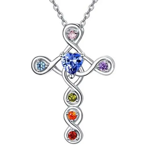 Chakra Necklace for Yoga Lovers 7 Chakra Healing Meditation Prayer Pendant Necklace Jewelry Gifts for Mom Mother Grandma Daughter Birthday Christmas Day Mother’s Day