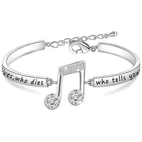 WUSUANED Who Live Who Dies Who Tells Your Story Hamilton Quote Bracelet Broadway Musical Fan Gift Jewelry For Hamilton Fans WUSUANED Who Live Who Dies Who Tells Your Story Hamilton Quote Bracelet Broadway Musical Fan Gift Jewelry For Hamilton Fans