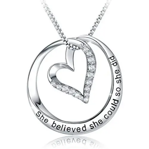 Ado Glo Mother’s Day Sister Gifts, Always My Sister Forever My Friend Love Heart Pendant Necklace, Fashion Jewelry for Women and Girls, Her Christmas Anniversary Birthday Present from Brother, Friend