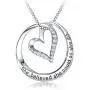 Ado Glo Mother’s Day Sister Gifts, Always My Sister Forever My Friend Love Heart Pendant Necklace, Fashion Jewelry for Women and Girls, Her Christmas Anniversary Birthday Present from Brother, Friend