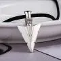 MANBU 925 Sterling Silver Men Jewelry Arrowhead Pendant Necklace with Woven Wax Rope Chain MANBU 925 Sterling Silver Men Jewelry Arrowhead Pendant Necklace with Woven Wax Rope Chain
