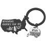 MAOFAED Camping Gift Camping Keychain RV Camper Gift Adventure Gift