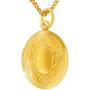 Lifetime Jewelry Locket Necklace That Holds Pictures [ Oval Gold Locket ] Jewelry for Girls and Women - Up to 20X More 24k Plating Than Other Photo Lockets