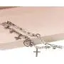 NA Mother Mary Miraculous Medal Link Chain Bracelet Mustard Seed Cross Christian Jewelry Stainless Steel Y705