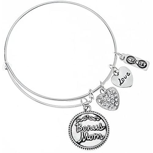 Infinity Collection Bonus Mom Bracelet, Stepmom Gift, Stepmom Jewelry, Perfect Mom Gifts