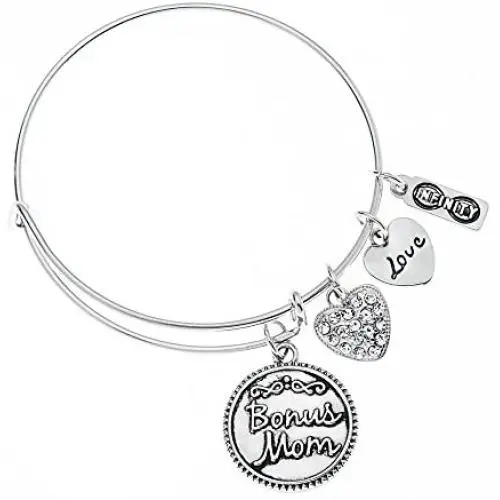Infinity Collection Bonus Mom Bracelet, Stepmom Gift, Stepmom Jewelry, Perfect Mom Gifts Infinity Collection Bonus Mom Bracelet, Stepmom Gift, Stepmom Jewelry, Perfect Mom Gifts