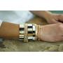 Cedar & Ink Enamel Tile Stackable Bracelet - Stretch Tila Color Block - Rectangle Square Dome Oval Arrow