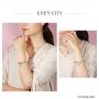 EVESCITY Crystal Colorful Happy Easter Bead for Charms Bracelets Best Jewelry Gifts for Holiday