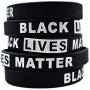 Black Lives Matter (Pack of 5) Silicone Wristband Bracelet