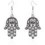 Ancient Evil Eye Hamsa Fatima Hand Drop Earrings for Women Filigree Palm Dangle Earring Jewelry Ancient Evil Eye Hamsa Fatima Hand Drop Earrings for Women Filigree Palm Dangle Earring Jewelry