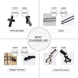 XIUDA Jewelry Cross Urn Necklace Pendant Memorial Ash Jewelry for mom & dad