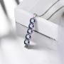 Aurora Tears 925 Sterling Silver Women Mystic Rainbow Topaz Jewelry Crystal Fire Topaz Necklace Earrings Sets Fashion Statement Jewellery