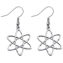 FUSTMW Atomic Science Symbol Keychain Never Trust an Atom They Make Up Everything Chemistry Scientist Physicist Chemist Teacher Gift Science Lovers Jewelry Gift