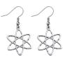 FUSTMW Atomic Science Symbol Keychain Never Trust an Atom They Make Up Everything Chemistry Scientist Physicist Chemist Teacher Gift Science Lovers Jewelry Gift