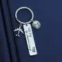 SIDIMELO Travel Keychains Travel Gift Metal Charmed Keychain Keyring Travel Lover Keychain Accessories Personalized Gift for Lover Friend Family Safe Trip Where You go SIDIMELO Travel Keychains Travel Gift Metal Charmed Keychain Keyring Travel Lover Keychain Accessories Personalized Gift for Lover Friend Family Safe Trip Where You go