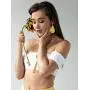 Hicarer 4 Pack Sunflower Print Jewelry Set Y-Shape Tassel Necklace Multilayer Bracelets and Dangle Earrings for Women Girls