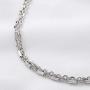 Gemily Vintage Layered Cross Necklace Choker Silver Pendant Neck Chain Dainty Rhinestone Necklaces Y Shape Neck Jewelry for Women and Girls
