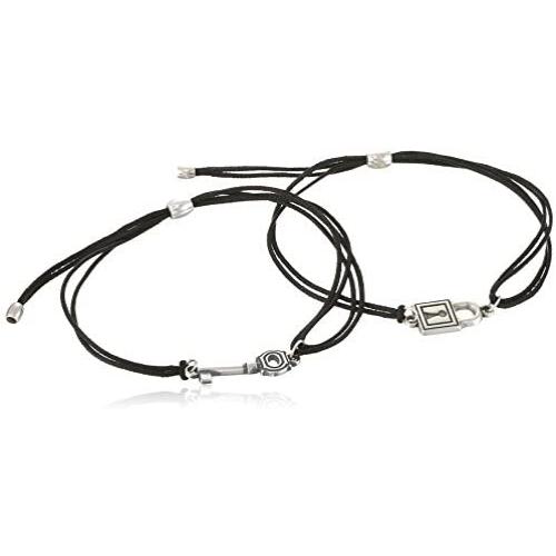 Alex and Ani Kindred Cord Set, Key and Lock Bracelet
