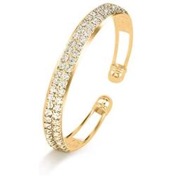 Cumoci Cuff Bracelet for Women Inspired Antique 2 Strand Rhinestone Adjustable Jewelry with Jewelry Box 01W