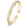 Cumoci Cuff Bracelet for Women Inspired Antique 2 Strand Rhinestone Adjustable Jewelry with Jewelry Box 01W