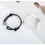 Magnetic Couple Bracelet Set Vows of Eternal Love Jewelry Gifts for Couple Bestfriend Handcuff Bracelets for Women Men