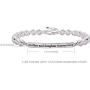 ALOV Jewelry Sterling Silver Mother and Daughter Forever Love Cubic Zirconia Bracelet