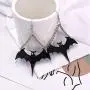 Halloween Gothic Black Bats Dangle Earrings for Women Girls Acrylic Long Dangle Bat Hook Drop Earrings Jewelry Halloween Gothic Black Bats Dangle Earrings for Women Girls Acrylic Long Dangle Bat Hook Drop Earrings Jewelry