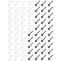 Ftovosyo 70 Pairs Invisible Plastic Earring Posts Clear Ear Hole Retainer Earring Studs Clear Ear Spacers Piercing Jewelry for Men Women Girls Kids Sports Work, Silicone Rubber Backs Earnuts