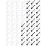 Ftovosyo 70 Pairs Invisible Plastic Earring Posts Clear Ear Hole Retainer Earring Studs Clear Ear Spacers Piercing Jewelry for Men Women Girls Kids Sports Work, Silicone Rubber Backs Earnuts