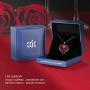 CDE Angel Wing Love Heart Necklaces for Women Silver Tone/Gold Tone Pendant Valentines Day Jewelry Gifts for Women Mom/Wife/Sister