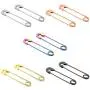 TOPBRIGHT 5 Pairs Stainless Steel Stylish Cartilage Earrings Punk Goth Safety Pin Earrings for Mens Women