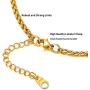 PROSTEEL Stainless Steel Africa Map Necklace for Men Women, 18K Gold/Rose Gold/Black Plated, Customize Available, 22''-24'' Adjustable, Come Gift Box