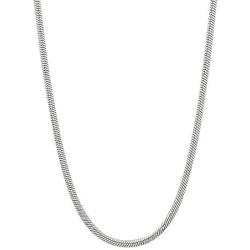 1mm-4mm Solid .925 Sterling Silver Round Snake Chain Necklace or Bracelet