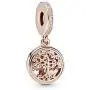 Pandora Jewelry Family Roots Cubic Zirconia Charm in Pandora Rose