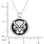 Marvel Comics Black Panther Jewelry, Stainless Steel Pendant Necklace, 22'' Ball Chain Marvel Comics Black Panther Jewelry, Stainless Steel Pendant Necklace, 22'' Ball Chain