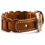 Xusamss Punk Buckle Bangle Weave Pu Leather Bracelet,7''-8''