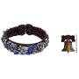 NOVICA Lapis Lazuli Woven Cuff Bracelet, 6.5'', Ocean Day