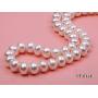 JYX Freshwater Pearl Necklace Set 11-12mm White Pearl Necklace Bracelet and Earrings Jewelry Set