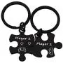 CHENVA Couple Keychain Set Player 1 Player 2 Puzzle Keychains Gamer Couple Gift His and Hers Jewelry CHENVA Couple Keychain Set Player 1 Player 2 Puzzle Keychains Gamer Couple Gift His and Hers Jewelry