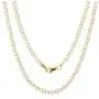 Nuragold 14k Yellow Gold 2.5mm Cuban Chain Curb Link Diamond Cut Pave Two Tone Pendant Necklace, Mens Womens Lobster Lock 16'' 18'' 20'' 22'' 24'' 26'' Nuragold 14k Yellow Gold 2.5mm Cuban Chain Curb Link Diamond Cut Pave Two Tone Pendant Necklace, Mens Womens Lobster Lock 16'' 18'' 20'' 22'' 24'' 26''