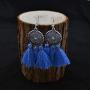 LANTAI 9-18 Pairs Colorful Bohemian Hoop Tassel Earrings Boho Earrings-Fashion V Shape Tassel Earrings Long Fringe Earrings for Women Girls Statement Earrings