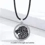 Eusense Lion Necklace Sterling Silver Celtic Lion King Heads Pendant Necklaces Lion Jewelry for Men, Women Eusense Lion Necklace Sterling Silver Celtic Lion King Heads Pendant Necklaces Lion Jewelry for Men, Women