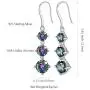 Aurora Tears 925 Sterling Silver Women Mystic-Rainbow-Topaz Jewelry Crystal Necklace Earrings Ring Sets Fashion Statement Jewellery