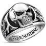 Skull Ring for Men, Gothic Demon Skull Head Ring, Punk Rock Skull Totem Ring, Vintage Black Eye Skull Bone Amulet Ring, Hip Hop Halloween Biker Ring, Viking Skull Jewelry Gift for Men Boys Skull Ring for Men, Gothic Demon Skull Head Ring, Punk Rock Skull Totem Ring, Vintage Black Eye Skull Bone Amulet Ring, Hip Hop Halloween Biker Ring, Viking Skull Jewelry Gift for Men Boys
