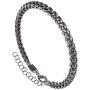 Bagatelle Ultimate Luxury Stainless Steel Silver Gold Bracelet, Cuban Chain Link Bracelet for Men Women,Mens Silver Gold Bracelet,Jewelry Size 6.7'' to 8.4'' with GiftBag